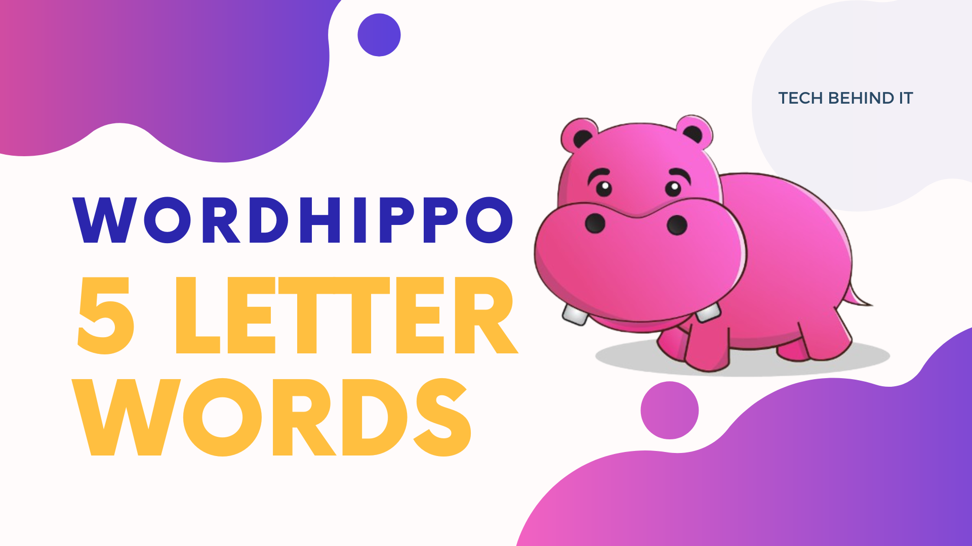 WordHippo's 5-Letter Words